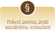 Právní pomoc proti sociálnímu vyloučení Banner